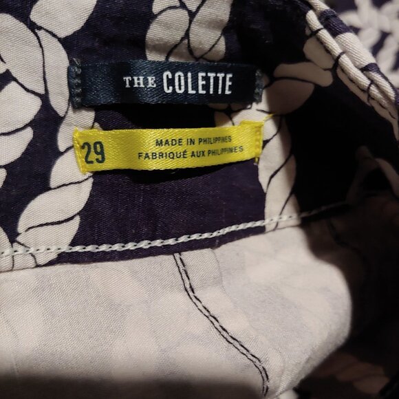 Anthropologie Maeve The Colette Wide Leg Crop Pants Nautical Rope Coastal 29 - Picture 10 of 11